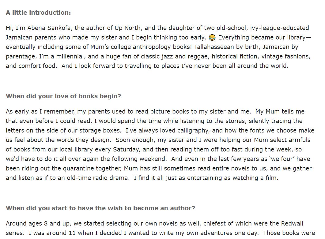 Fraser interview snippet 2!